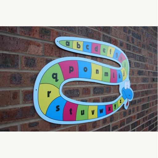 Alphabet Snake Outdoor Board