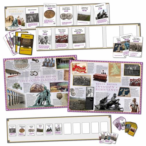 Roman Britain Interactive Timeline (Class Pack)