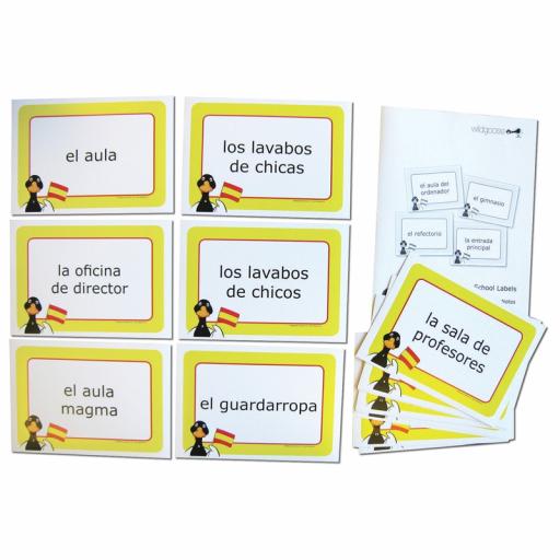 Spanish School Labels