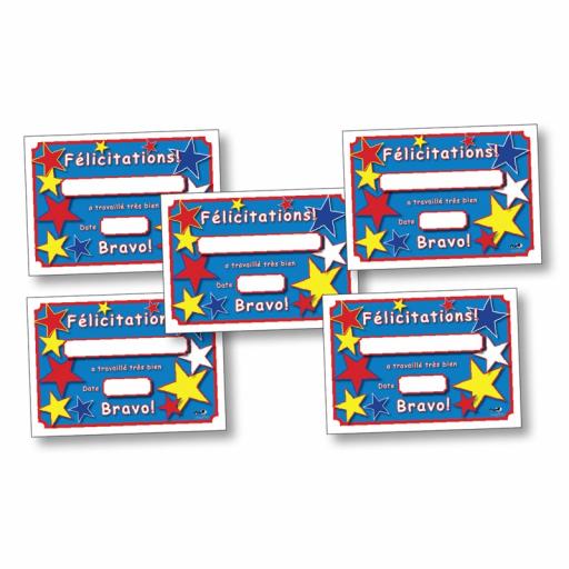 French Reward Certificates - Download