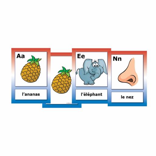 French Alphabet Flashcards