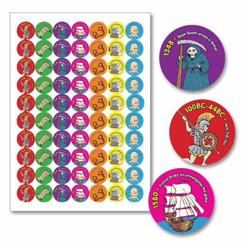 History Hero Reward Stickers