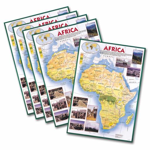 Map of Africa Deskmats