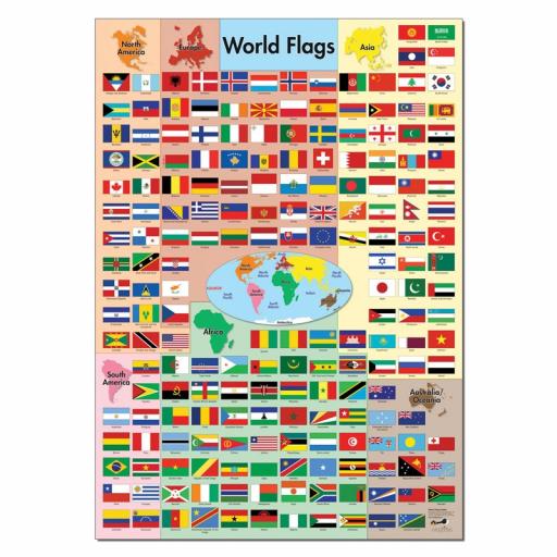 World Flags Poster