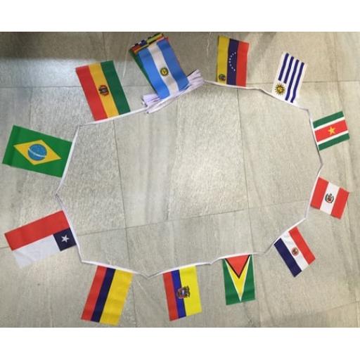 South American Countries Bunting