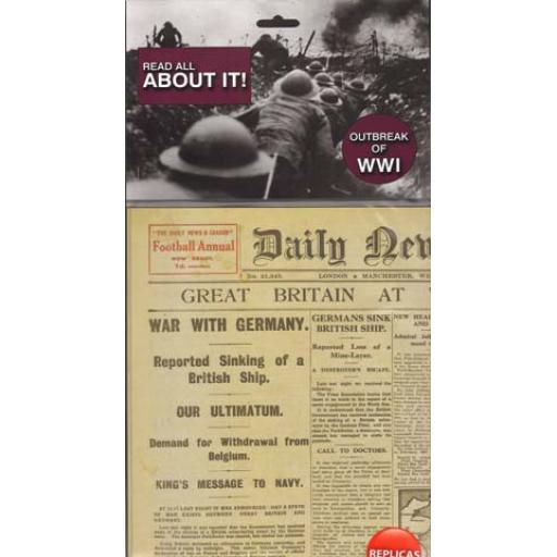 World War One Replica Newspaper