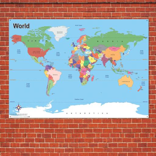 Large Outdoor Map of the World (copy)